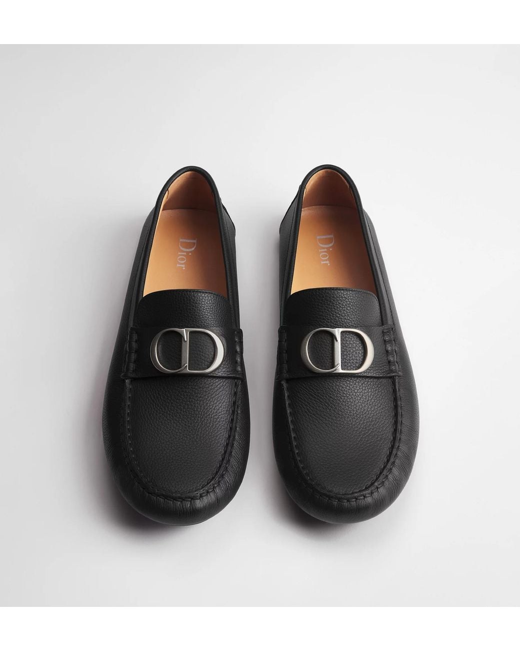 Dior Black Homme Roadie Buckle Loafers for men
