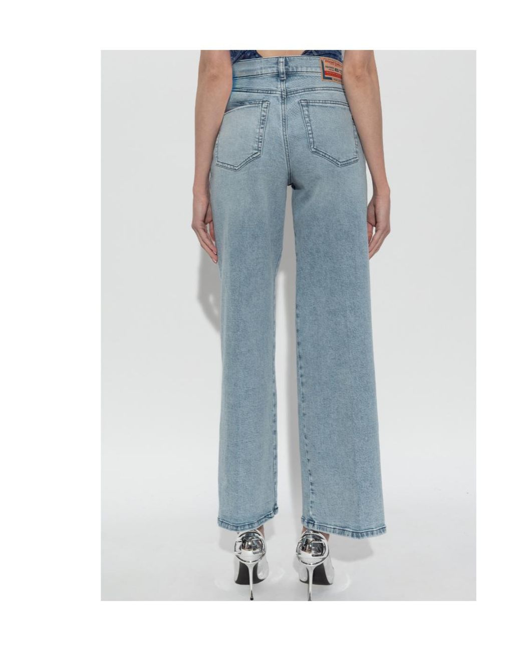 DIESEL Blue 1978 D-Akemi Wide Leg Jeans