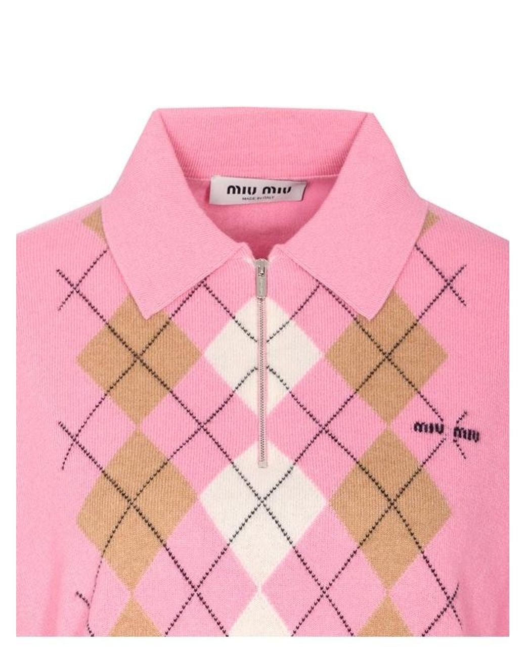 Miu Miu Pink Polo M/L