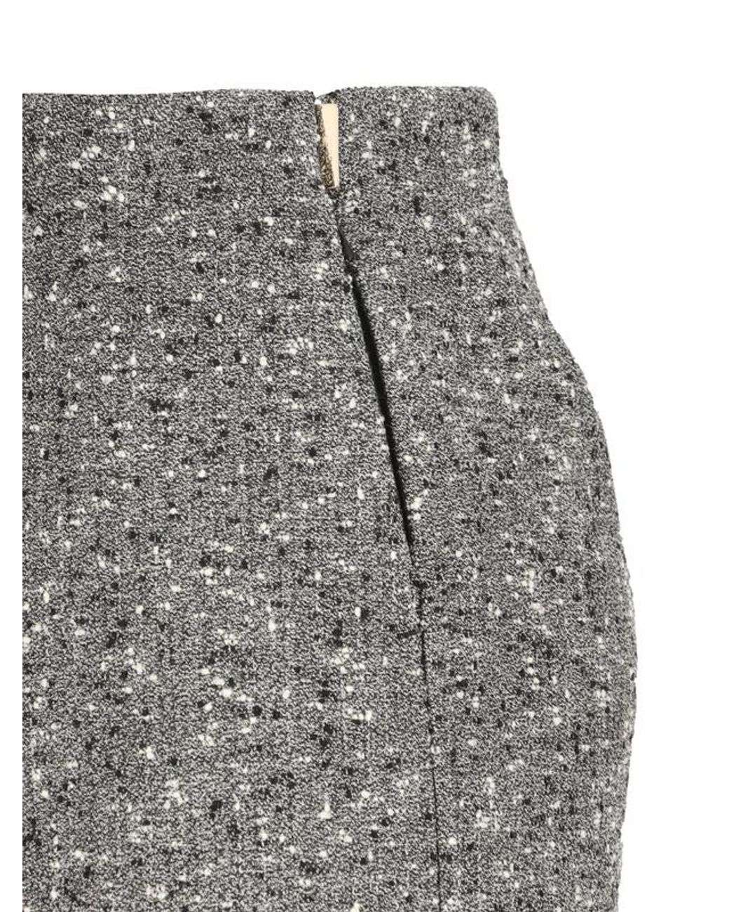Gucci Gray Seeded Skirt