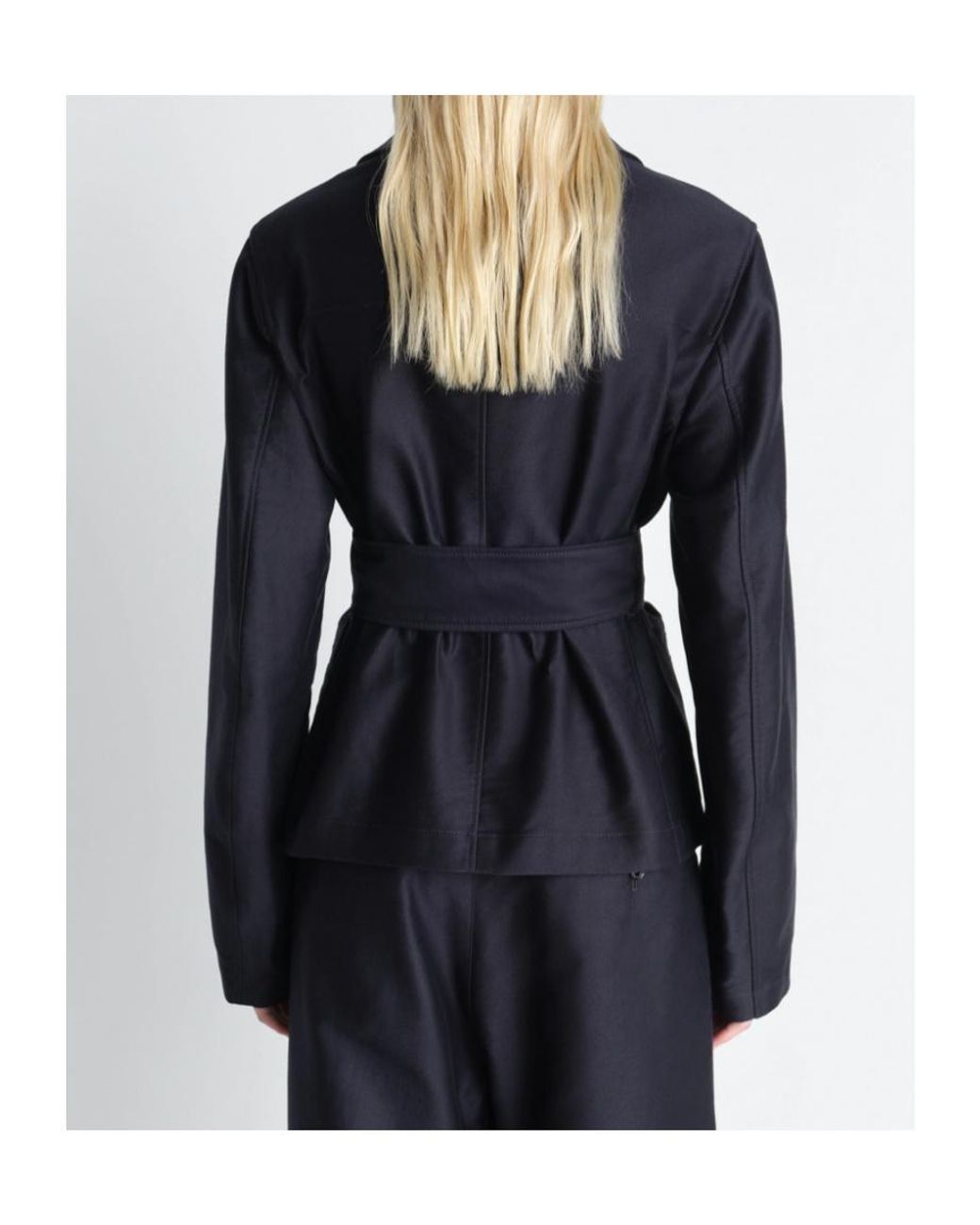 Lemaire Blue Belted Utility Jacket