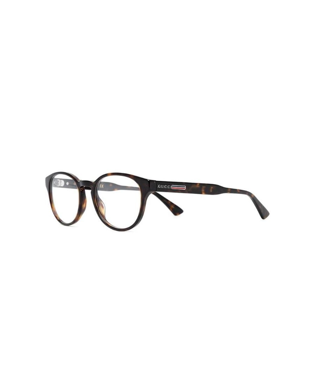 Gucci Multicolor Eyewear Round Frame Glasses for men