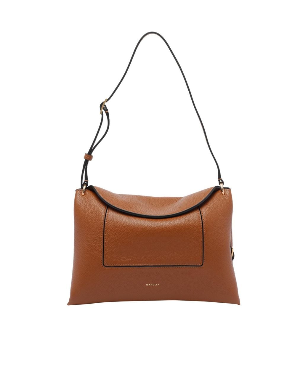 Wandler Brown Penelope Logo Printed Shoulder Bag
