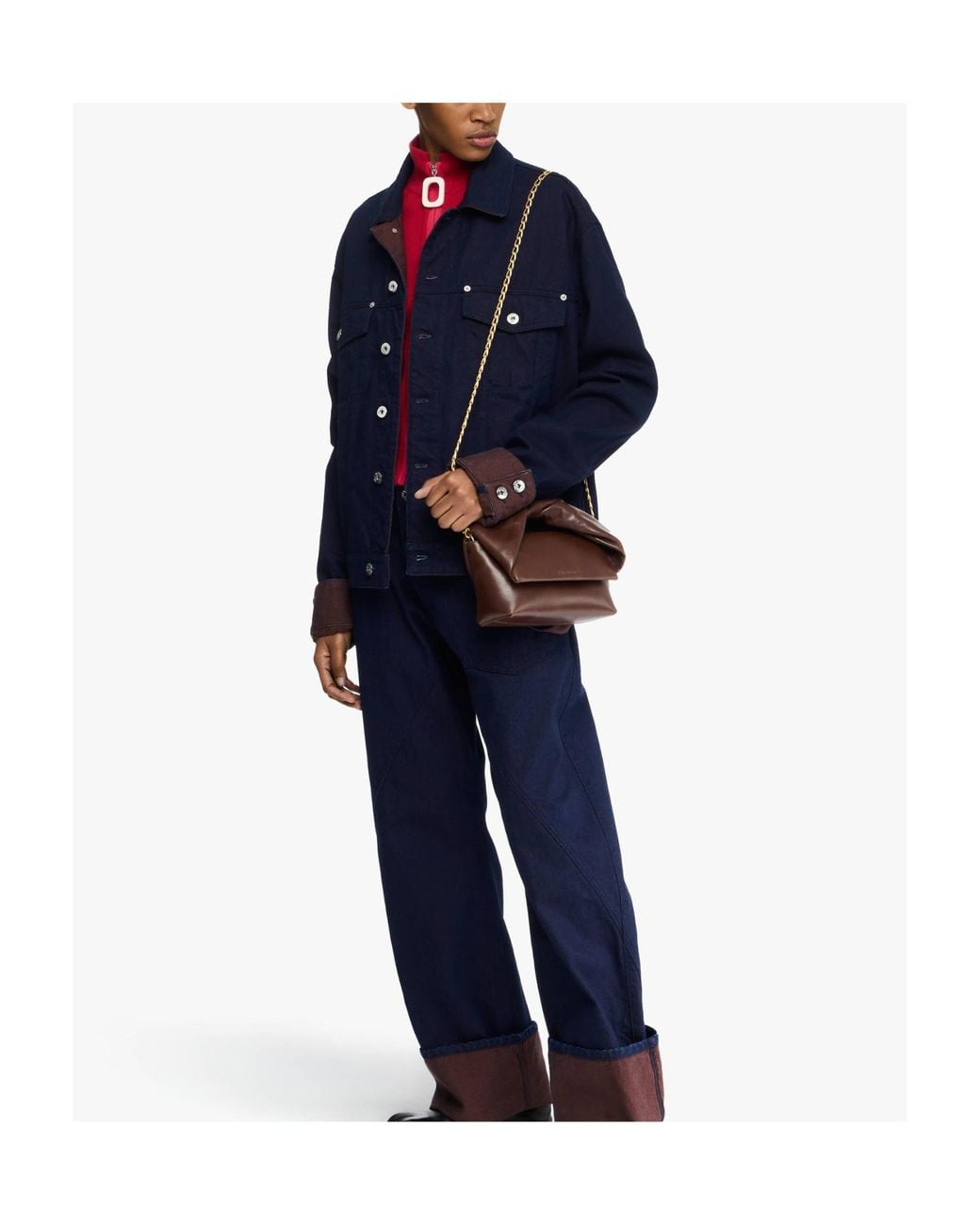 J.W. Anderson Blue Jw Anderson Turn Up Cuff Jacket