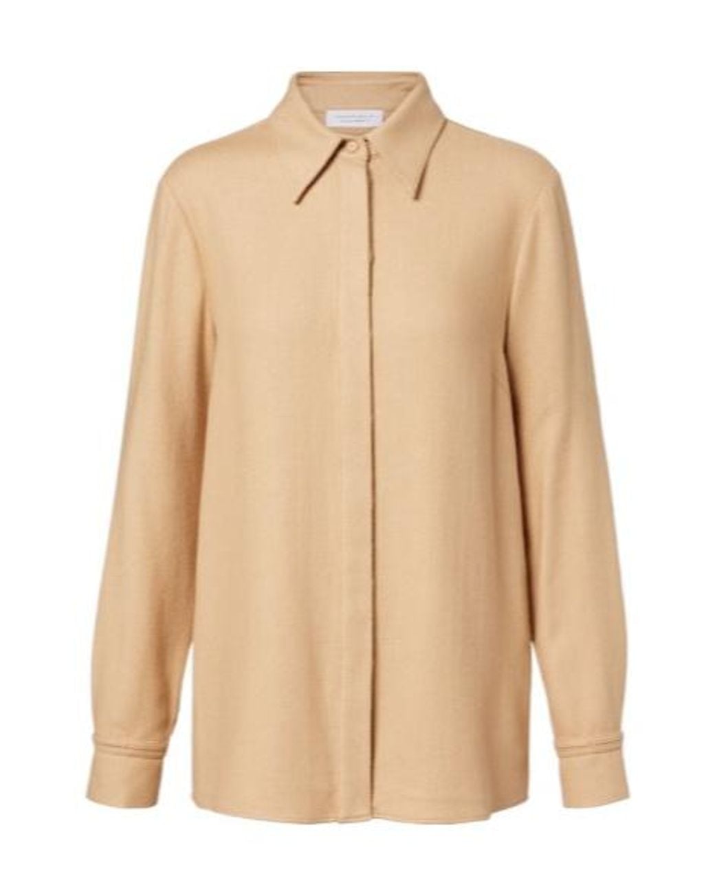Gabriela Hearst Natural Long Sleeve Shirt