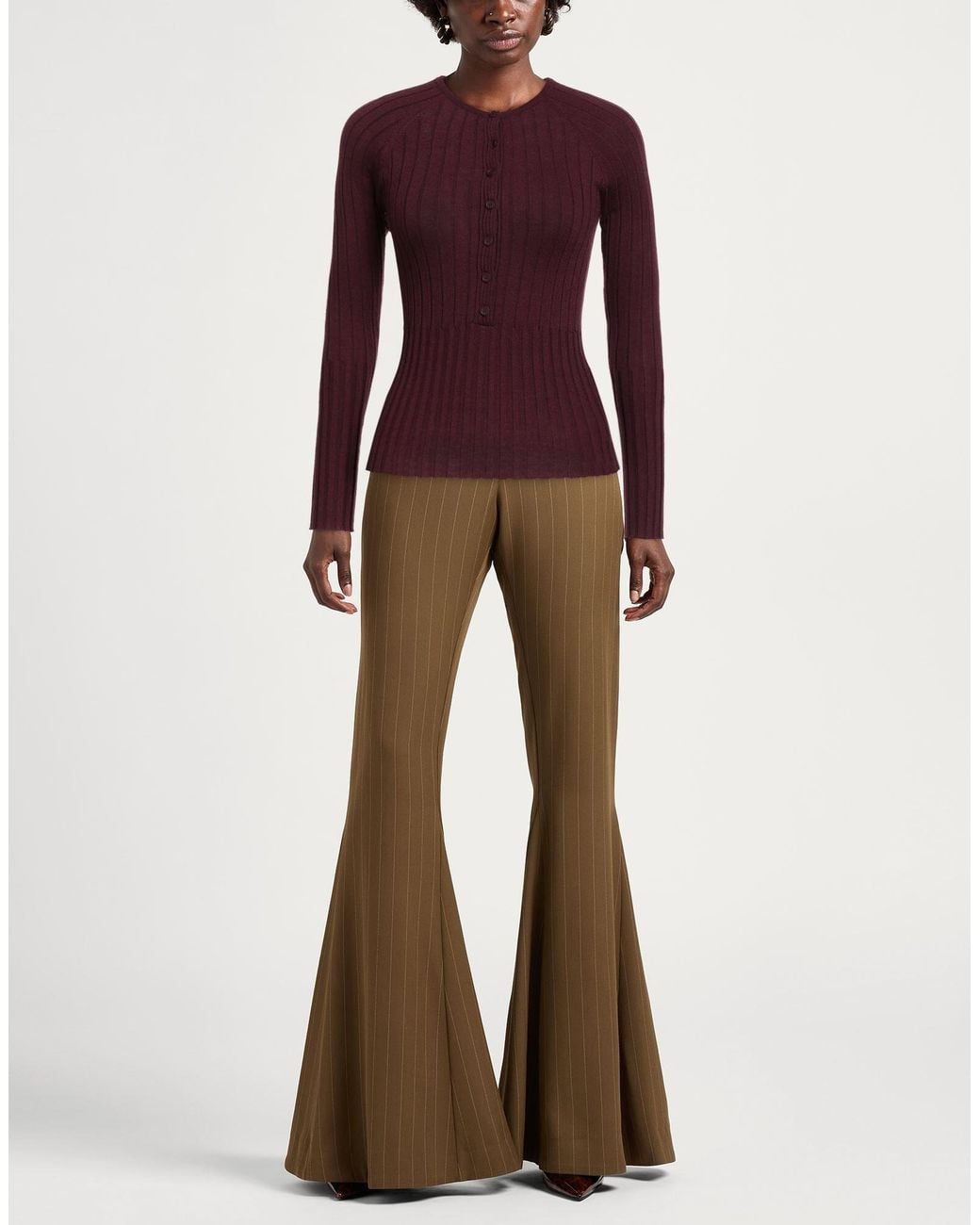 MAX&Co. Purple Ribbed-Knit Jumper