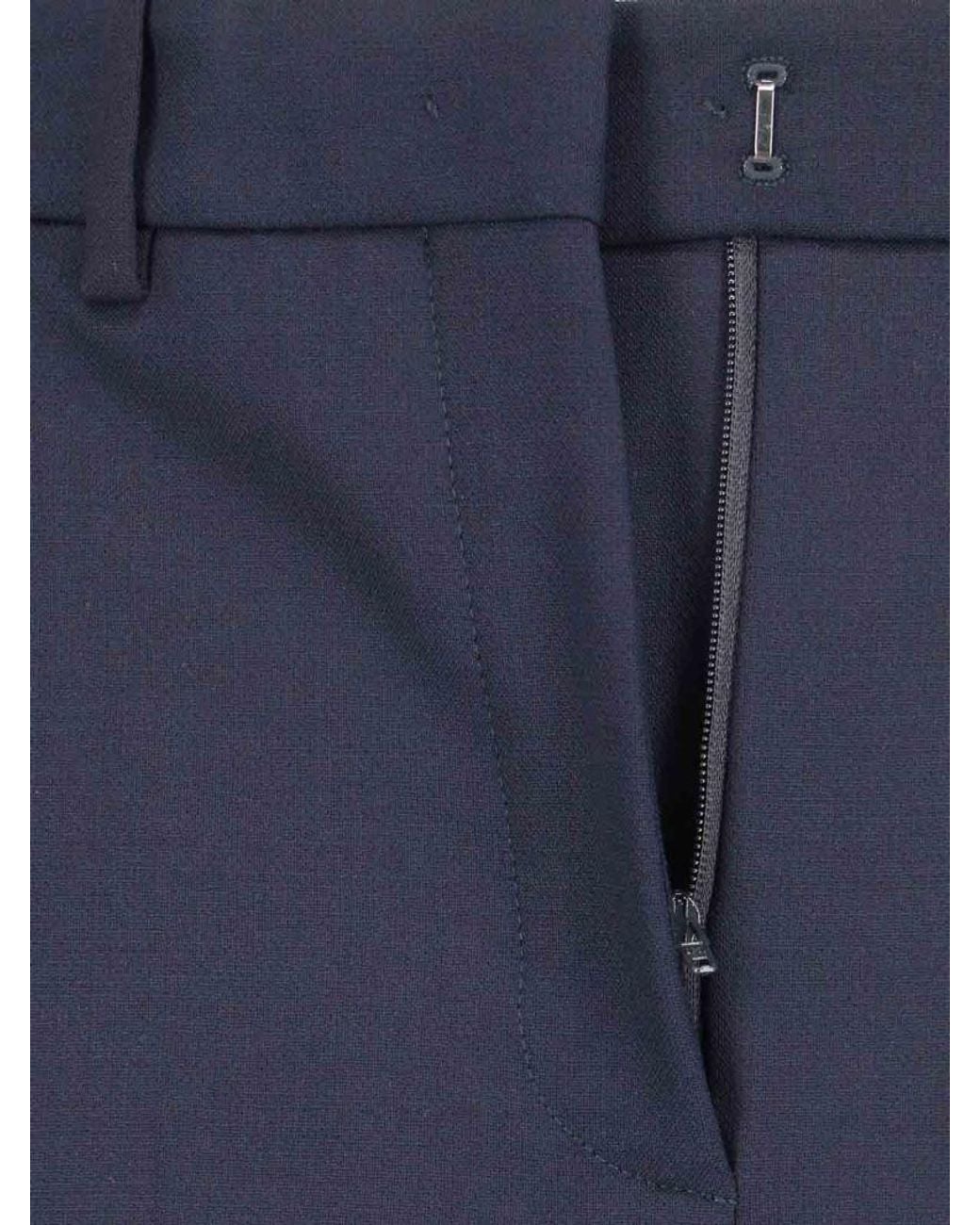 Incotex Blue Tapered Tailored Pants