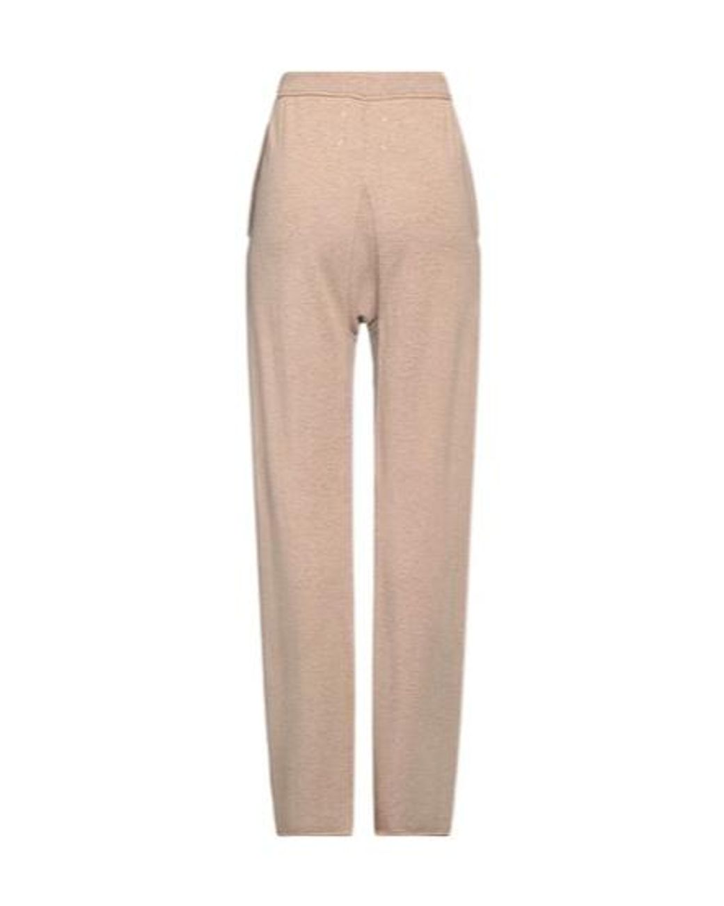 Maison Margiela Natural Lightweight Knit Flared Pants