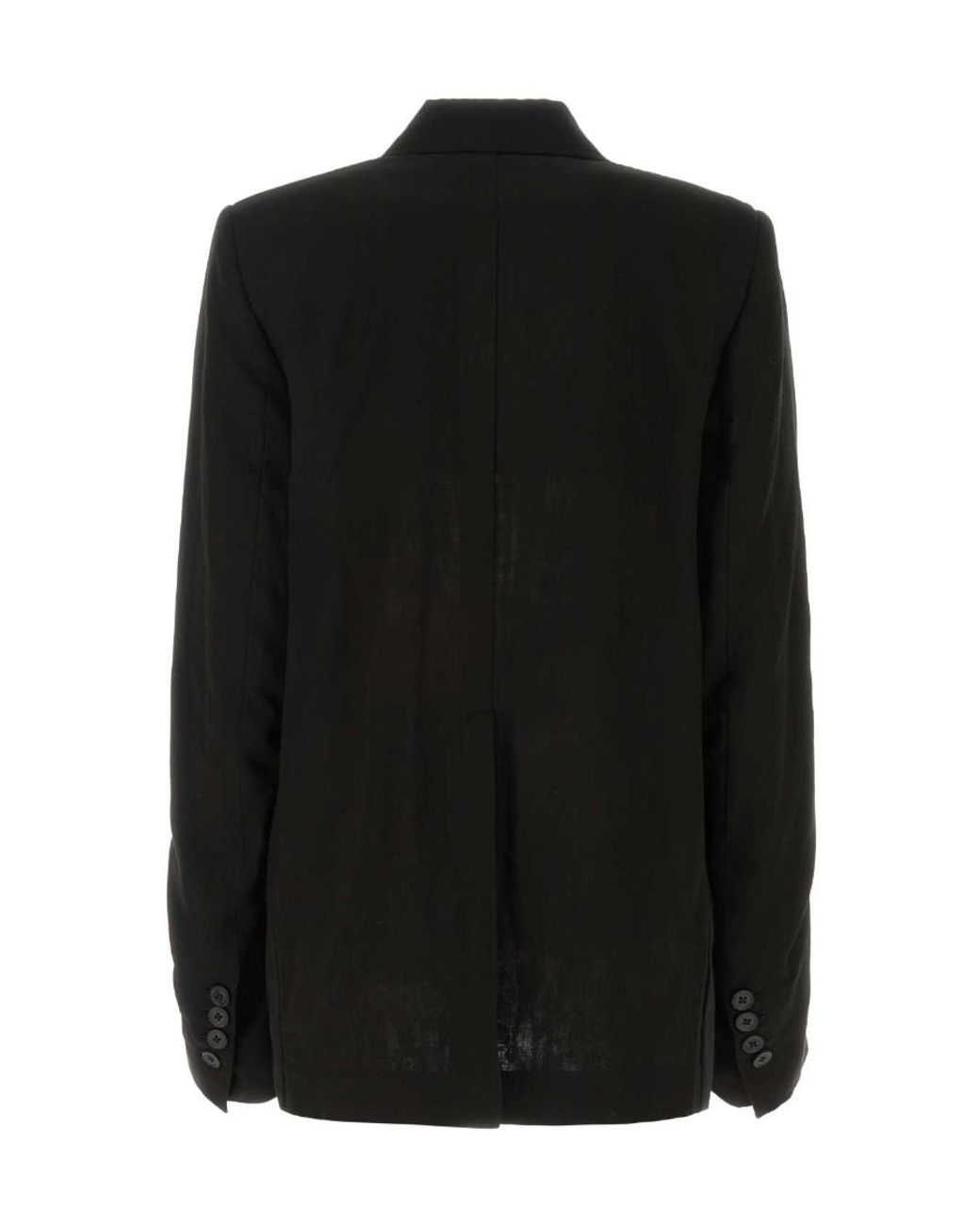 Ann Demeulemeester Black Single-Breasted Blazer