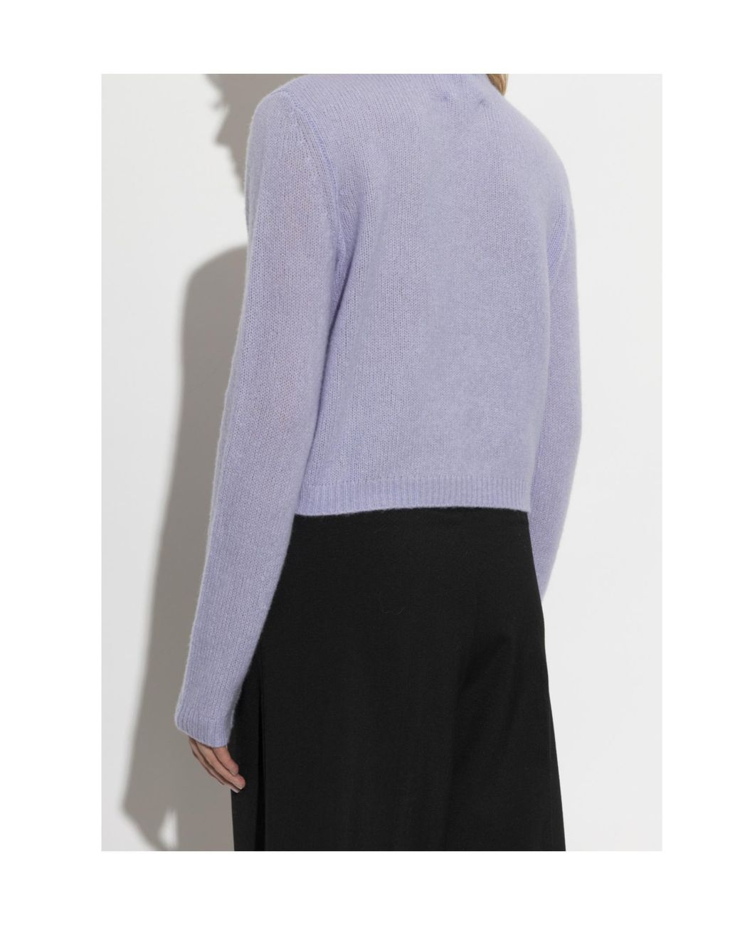 Lisa Yang Purple Felicia Button-Up Cardigan