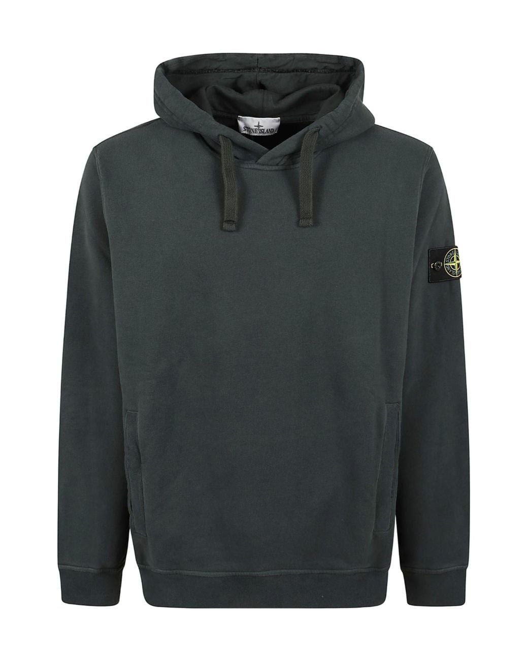 Stone Island Green Hoodie Sweater for men