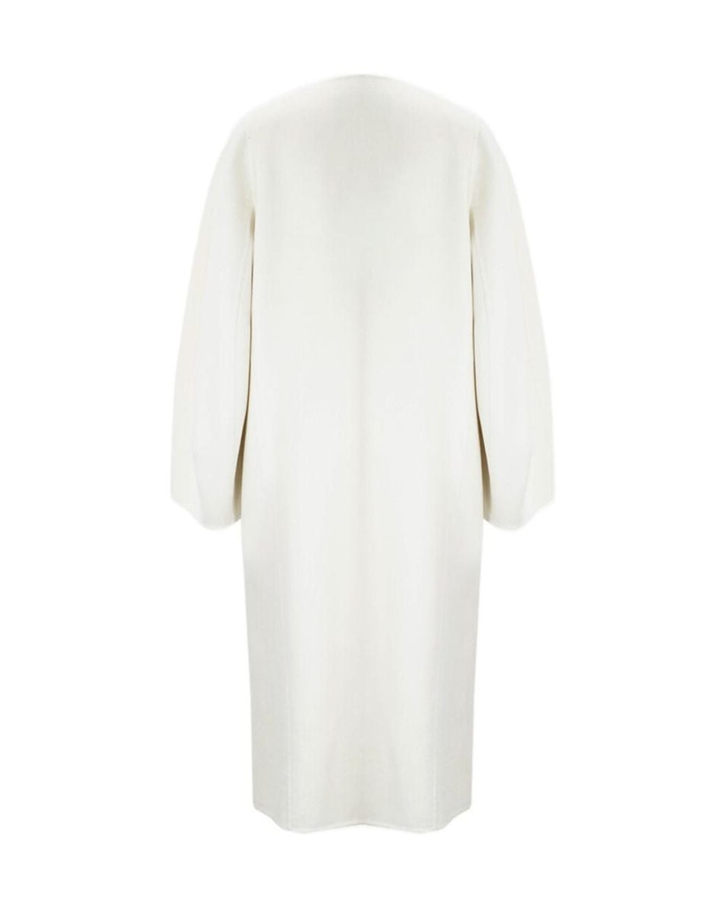 Fabiana Filippi White Long-Sleeved Coat