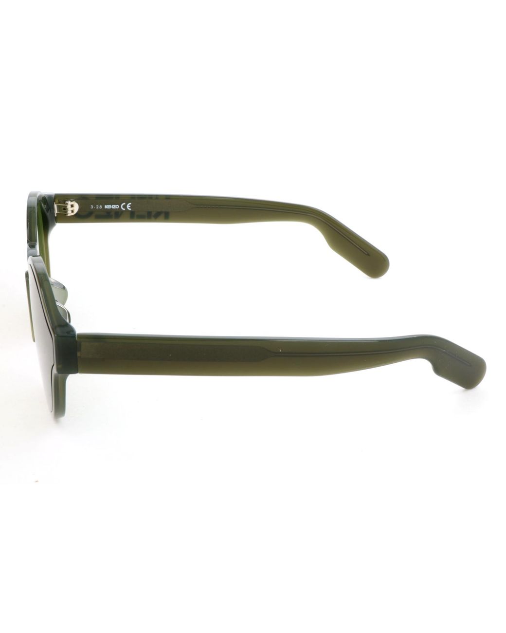KENZO Green Round Frame Sunglasses for men