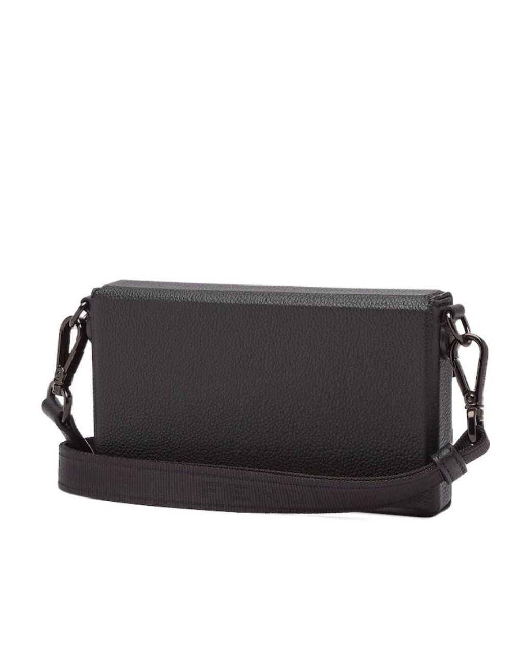 Fendi Black Baguette Soft Trunk Phone Pouch for men