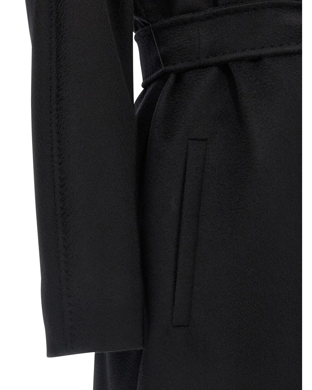 Max Mara Black 'Dravenna' Coat