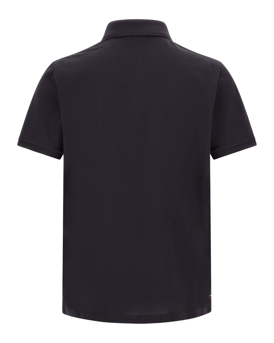 Moncler Blue Short-Sleeved Polo Shirt for men
