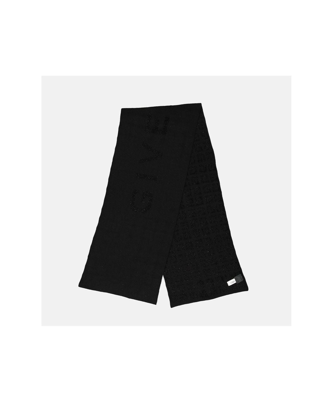 Givenchy Black 4G Double Sided Scarf