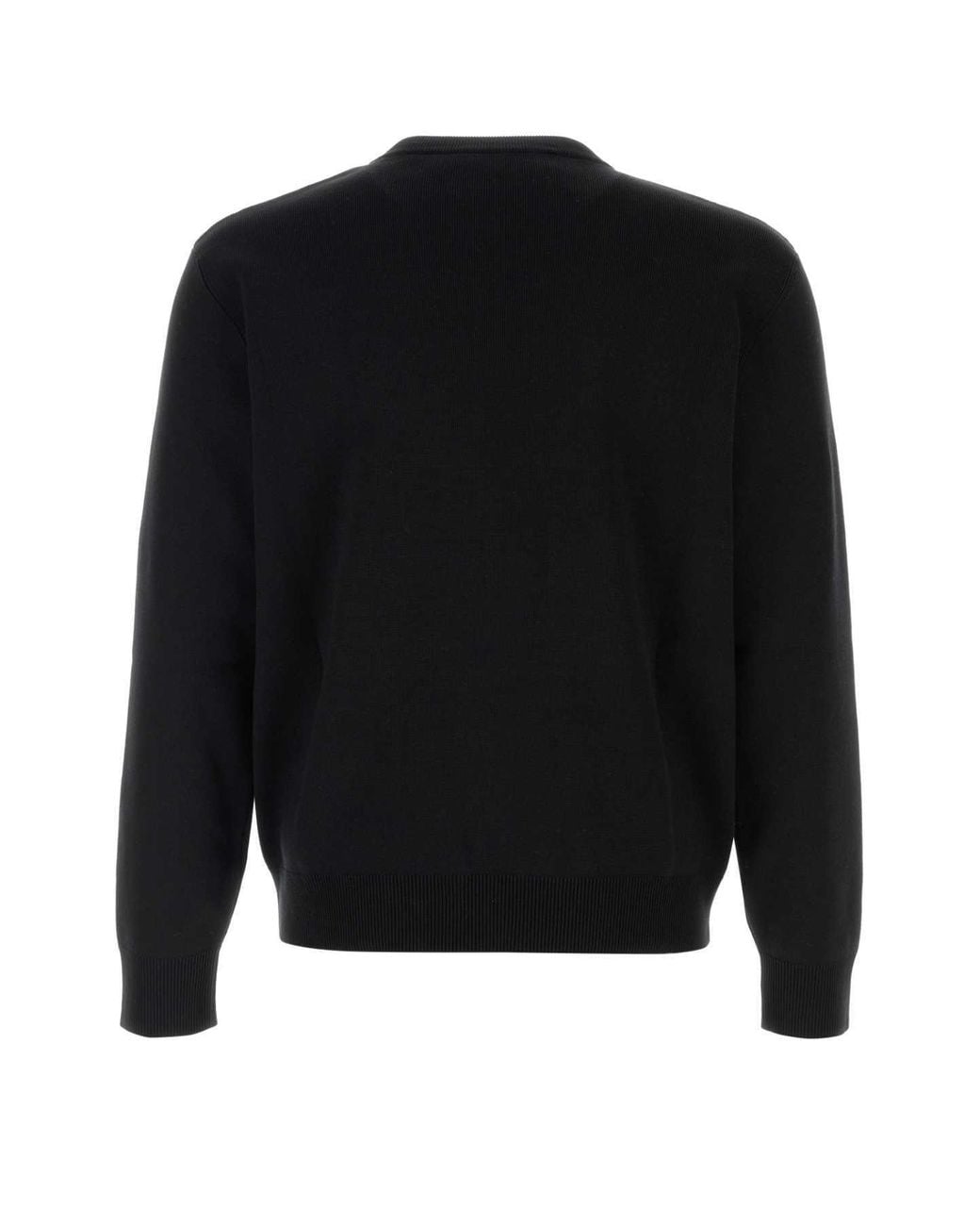 Gucci Black Logo Intarsia Knit Sweater for men