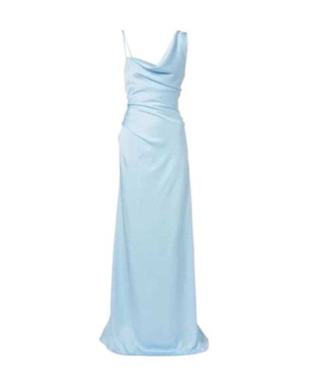 Vivienne Westwood Blue Bridal Minerva Open-Back Satin Gown