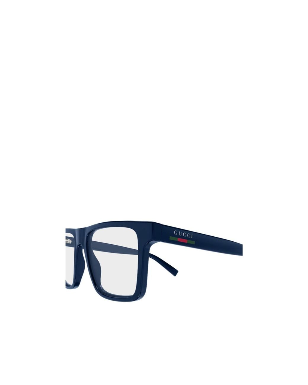 Gucci Blue Rectangle Eyeglasses for men