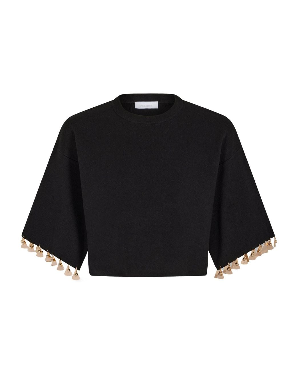 Rabanne Black Crop Jumper