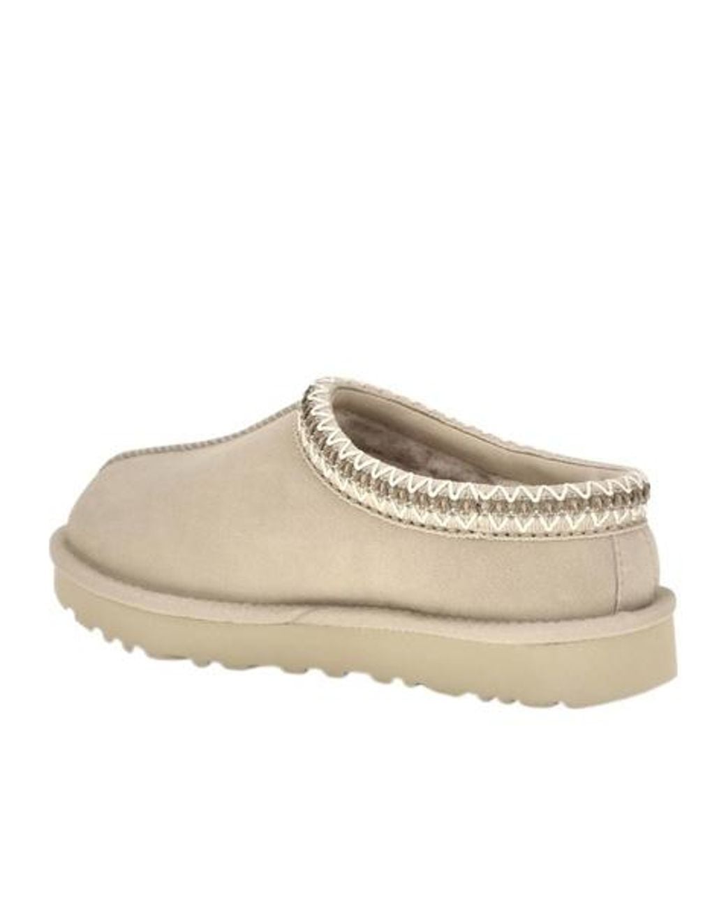 Ugg Natural Tasman Ii Logo Debossed Slippers
