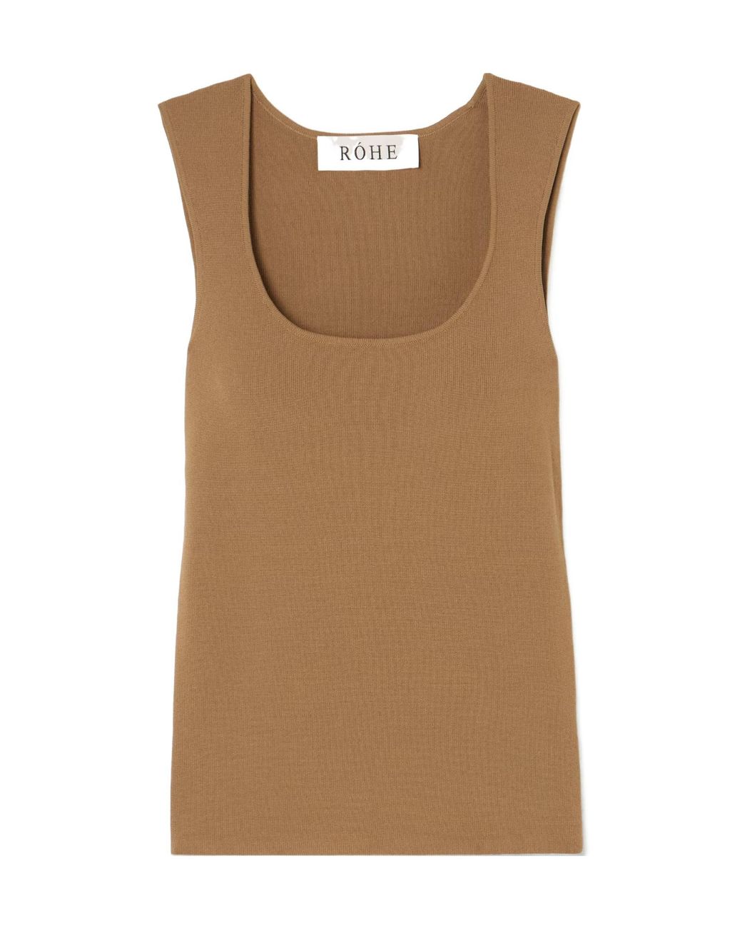 Rohe Brown Crew Neck Knitted Vest