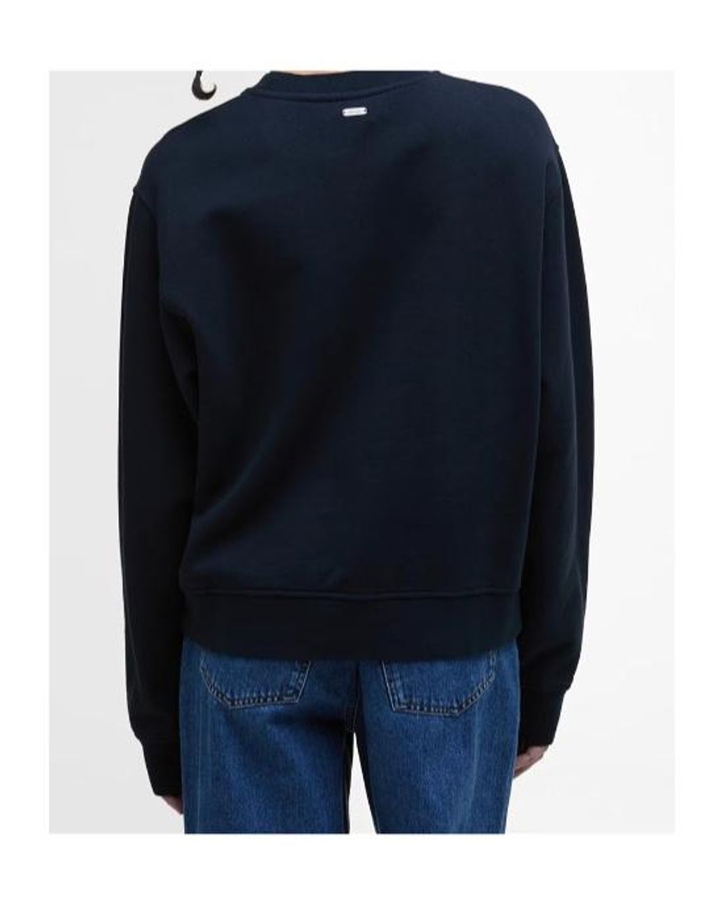 Barbour Blue Crew Neck Sweatshirt
