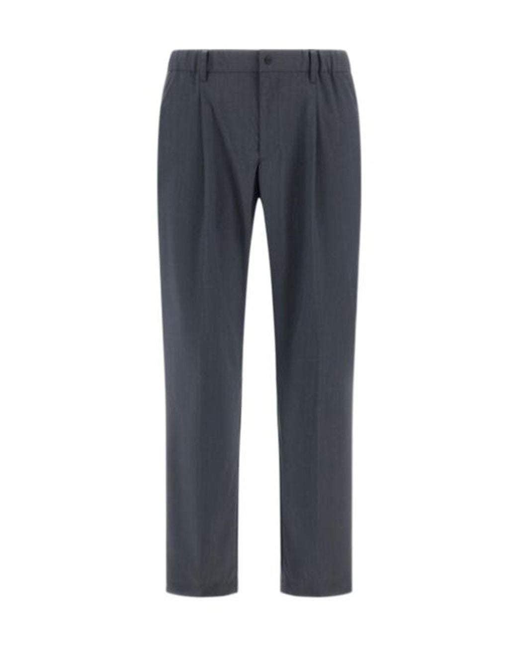 Herno Blue Logo Casual Pants for men