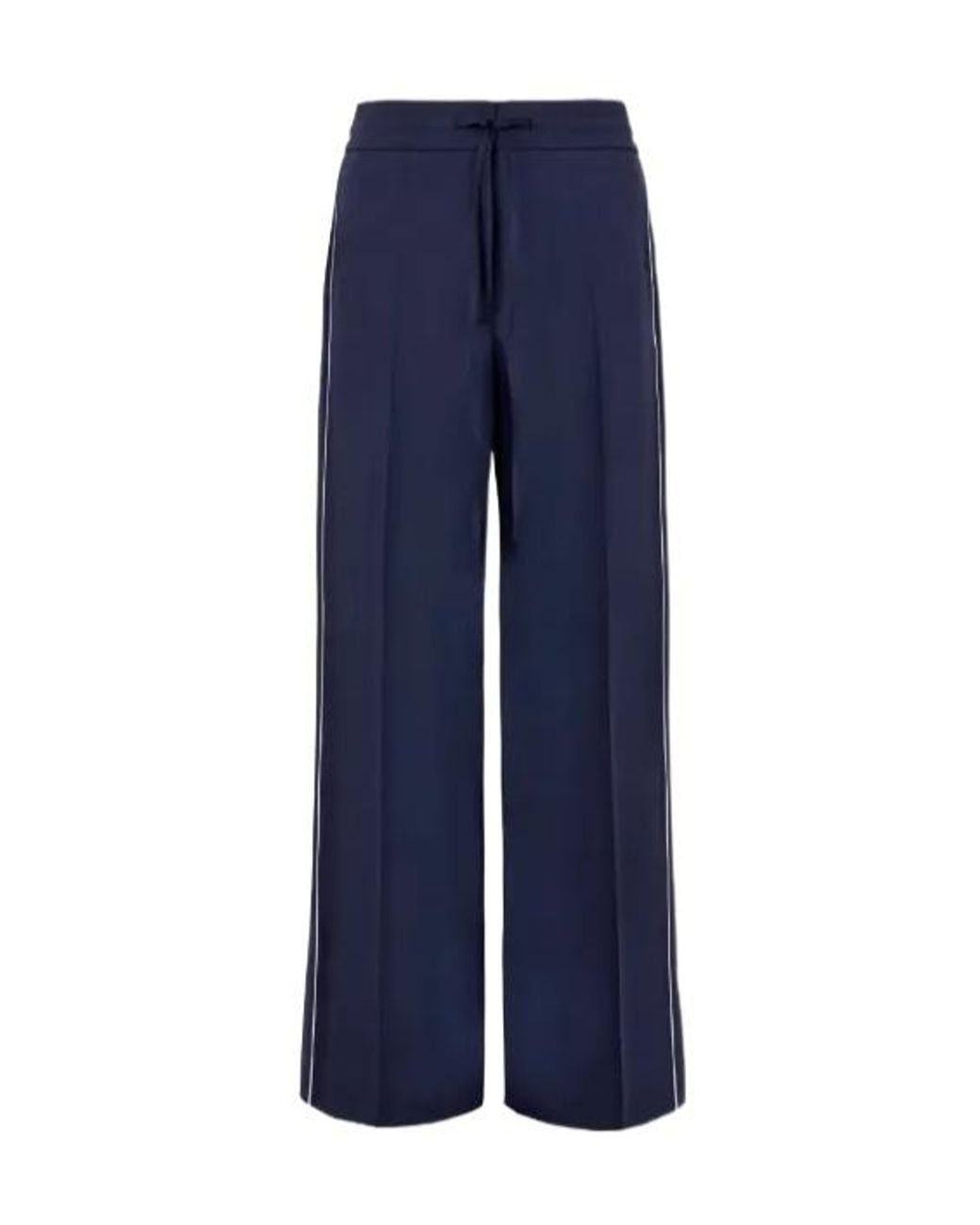 P.A.R.O.S.H. Blue Piped-Trim Trousers