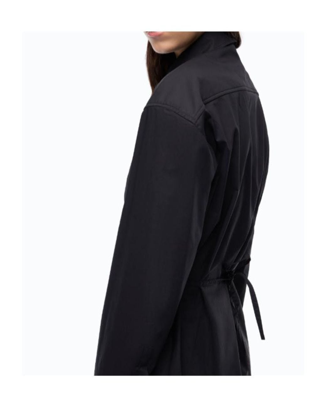 Pinko Black Slim-Fit Drawstring Shirt