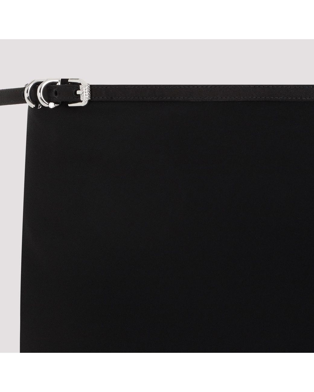 Givenchy Black Belted Wrap Mini Skirt