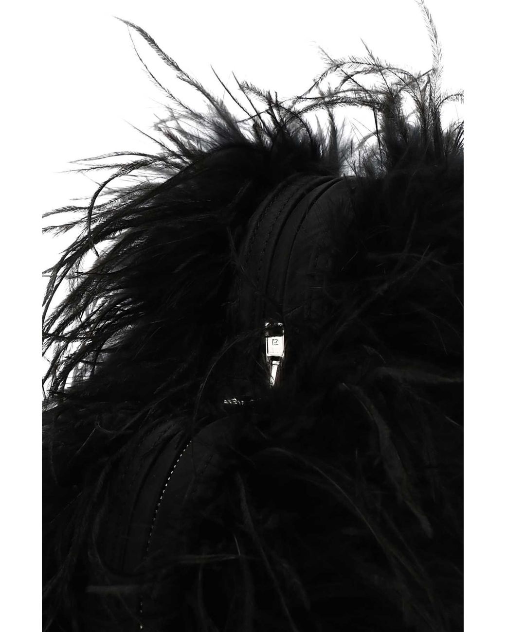Alexander Wang Black Heart Pillow Clutch Bag
