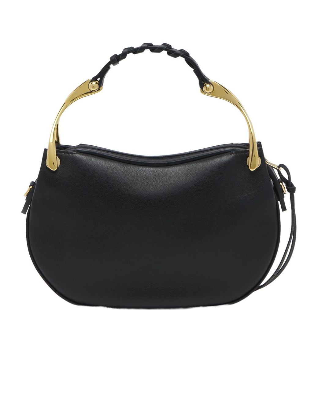 McQueen Black Wishbone Mini Tote Bag