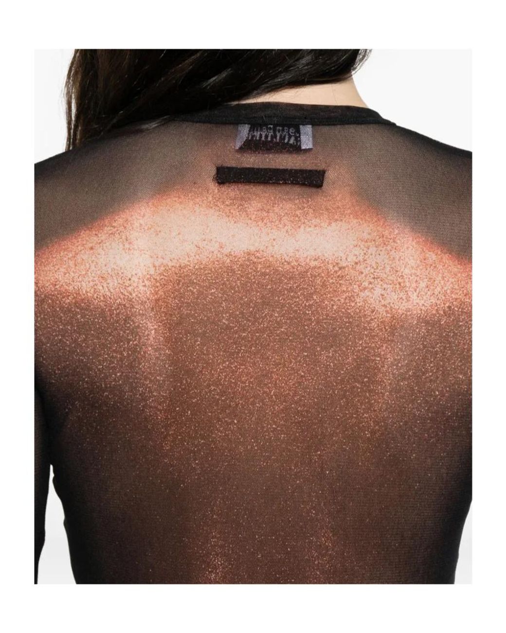 Jean Paul Gaultier Black Body Dust Top