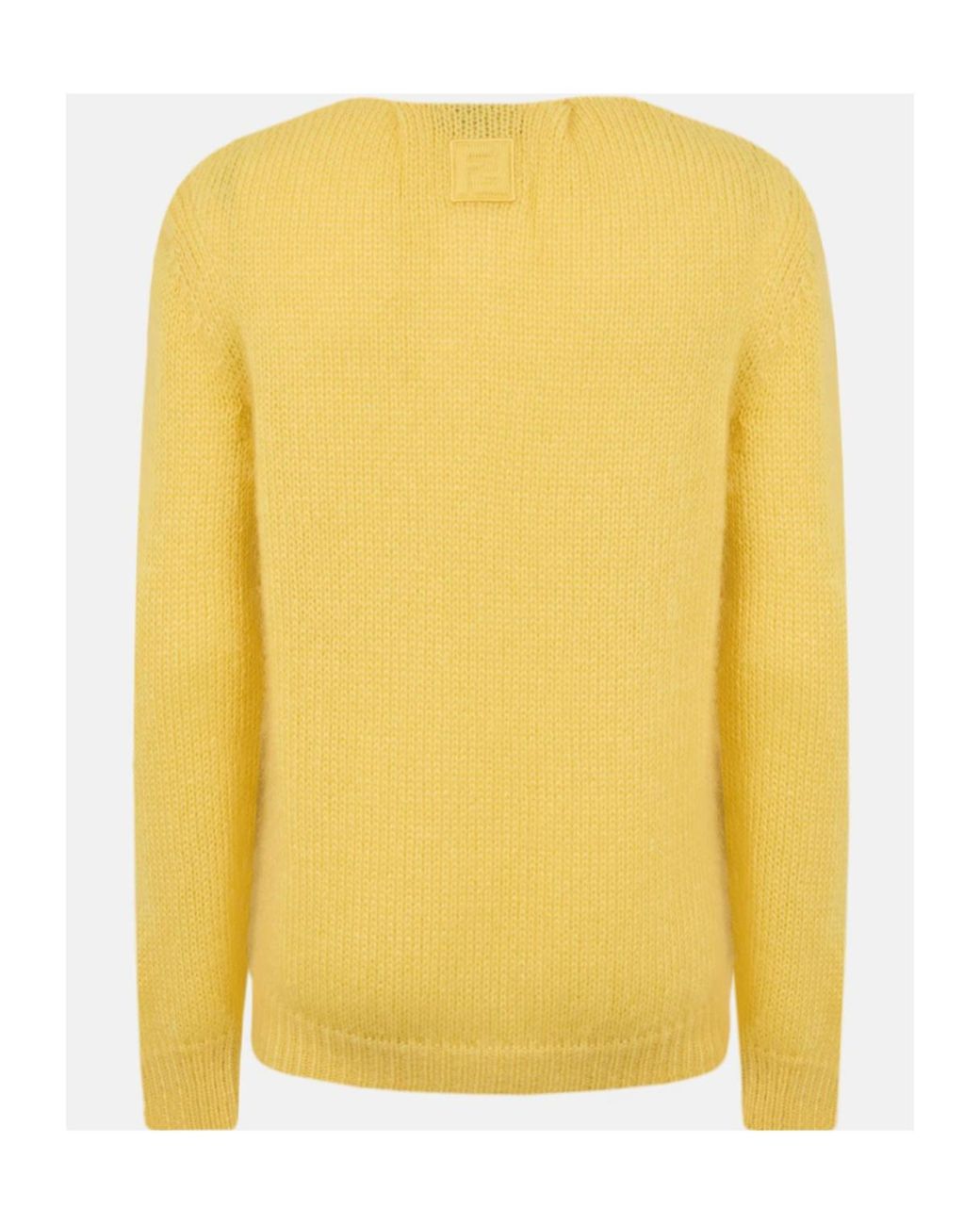 Fendi Yellow Crewneck Sweater for men