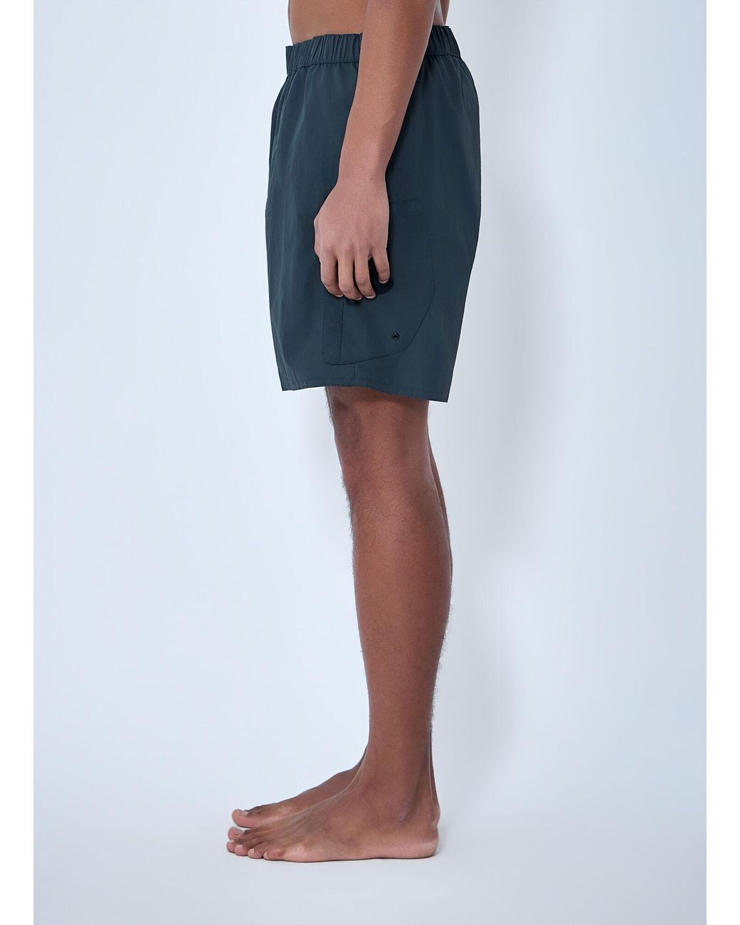 Moncler Blue Elasticated Waist Shorts for men