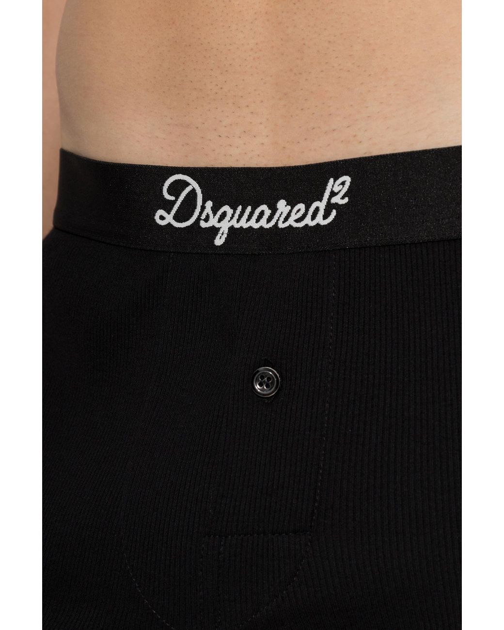 DSquared² Black Boxer Briefs for men