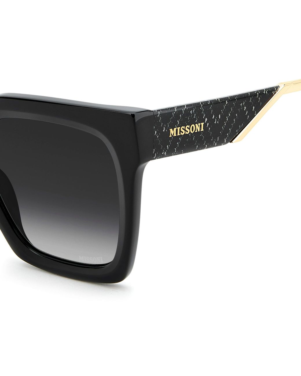 Missoni Metallic Square-Frame Sunglasses