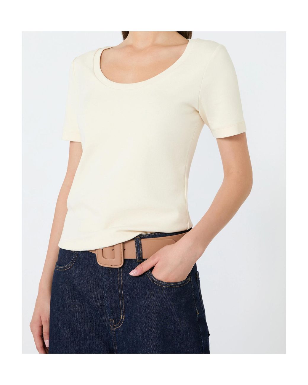 Weekend by Maxmara White Short-Sleeved T-Shirt
