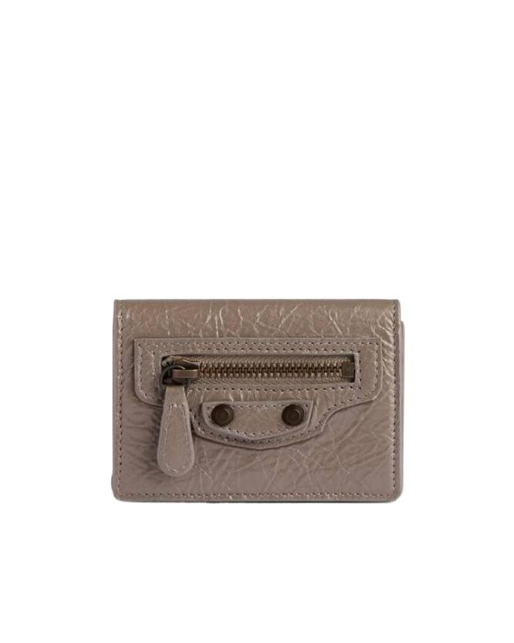 Balenciaga Brown Le City Mini Wallet