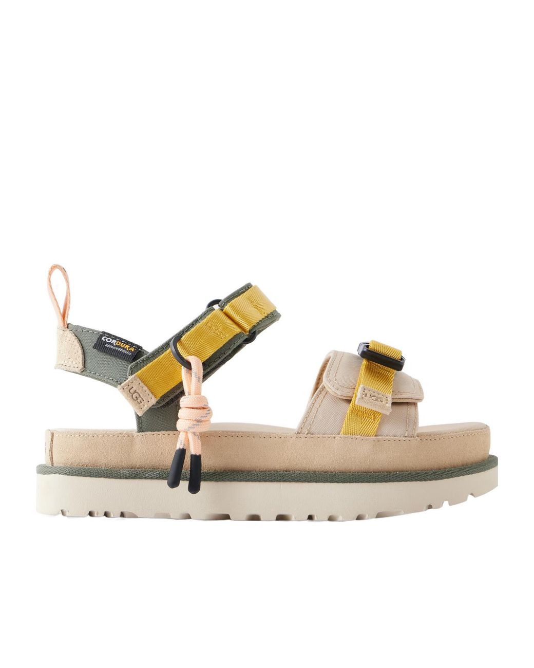 Ugg Metallic Color Block Sandals