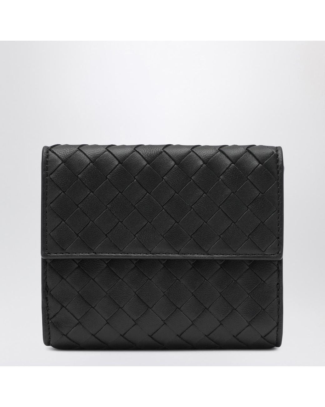 Bottega Veneta Black Folding Wallet