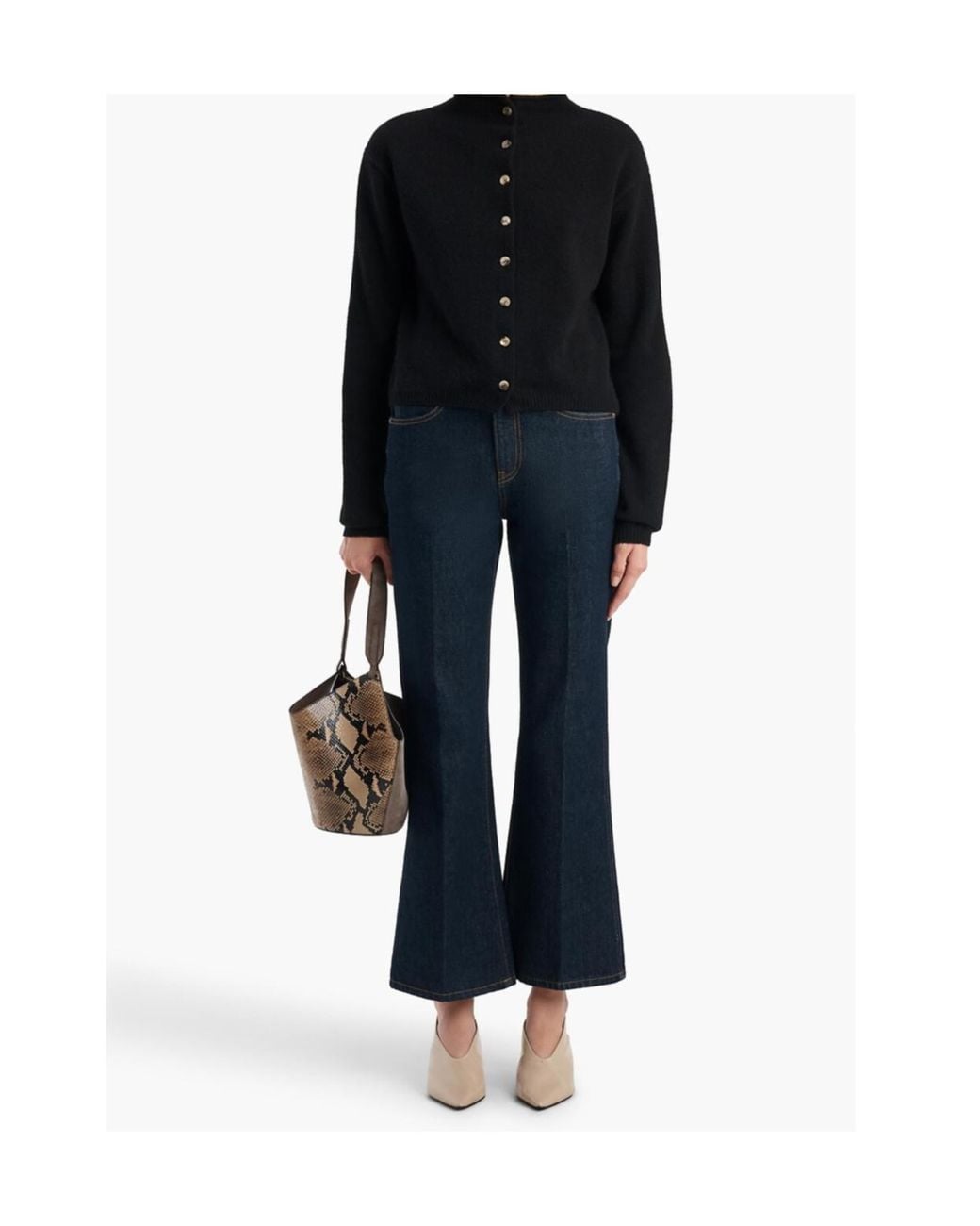 Khaite Blue Annora Cardigan