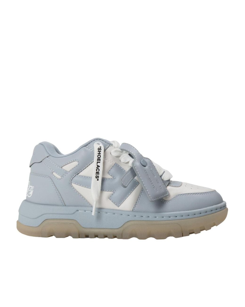 Off-White c/o Virgil Abloh Blue Light Color-Block Thick Sole Sneaker for men
