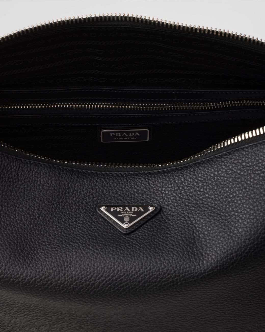 Prada Black Saffiano Leather Shoulder Bag for men