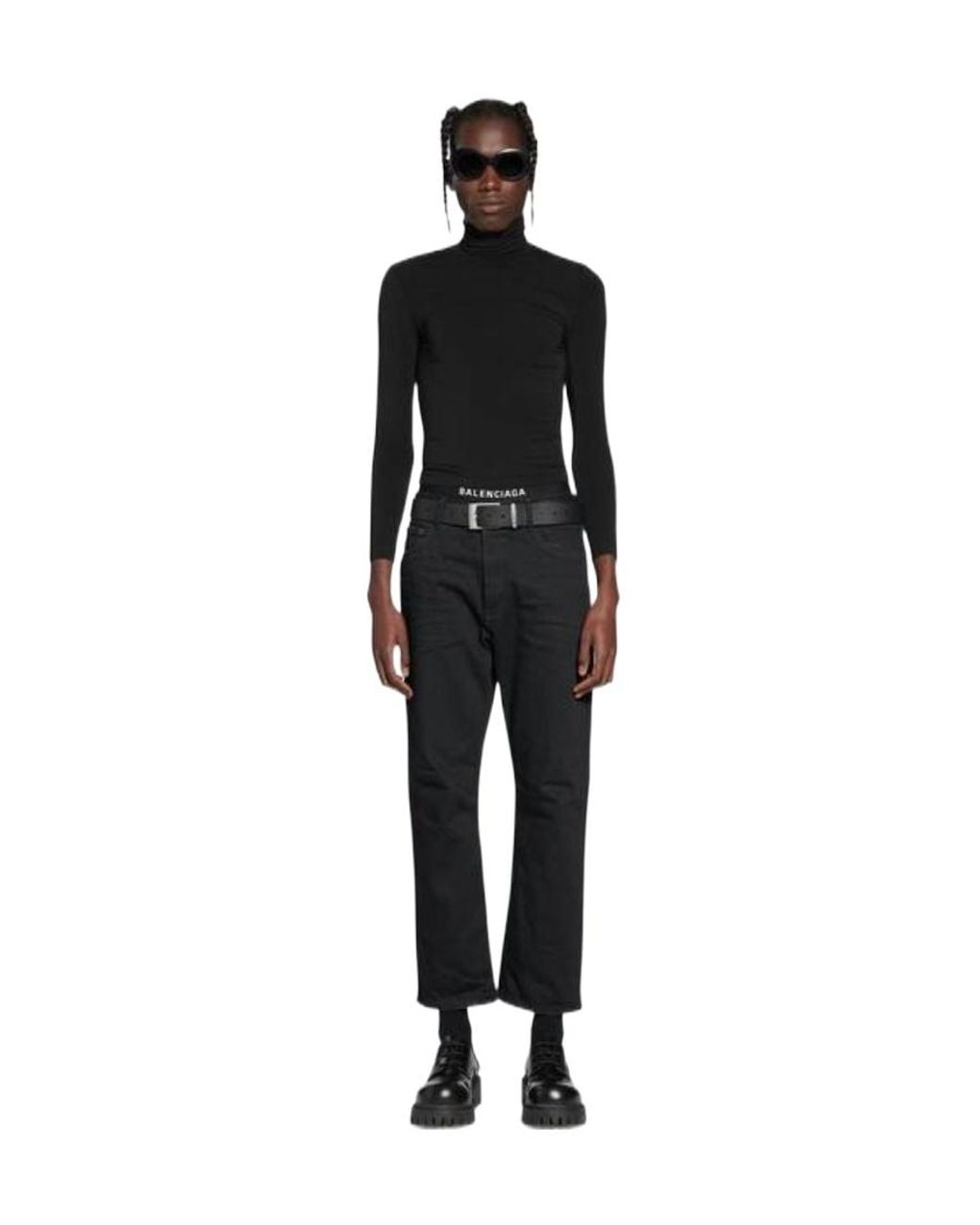 Balenciaga Blue Slim Fit Trousers for men