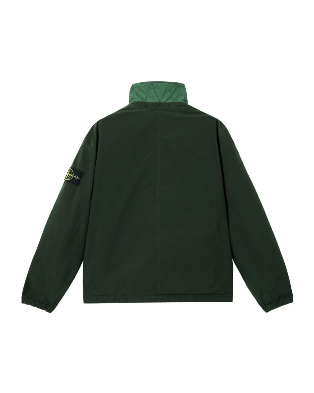 Stone Island Green Long-Sleeved Casual Jacket for men