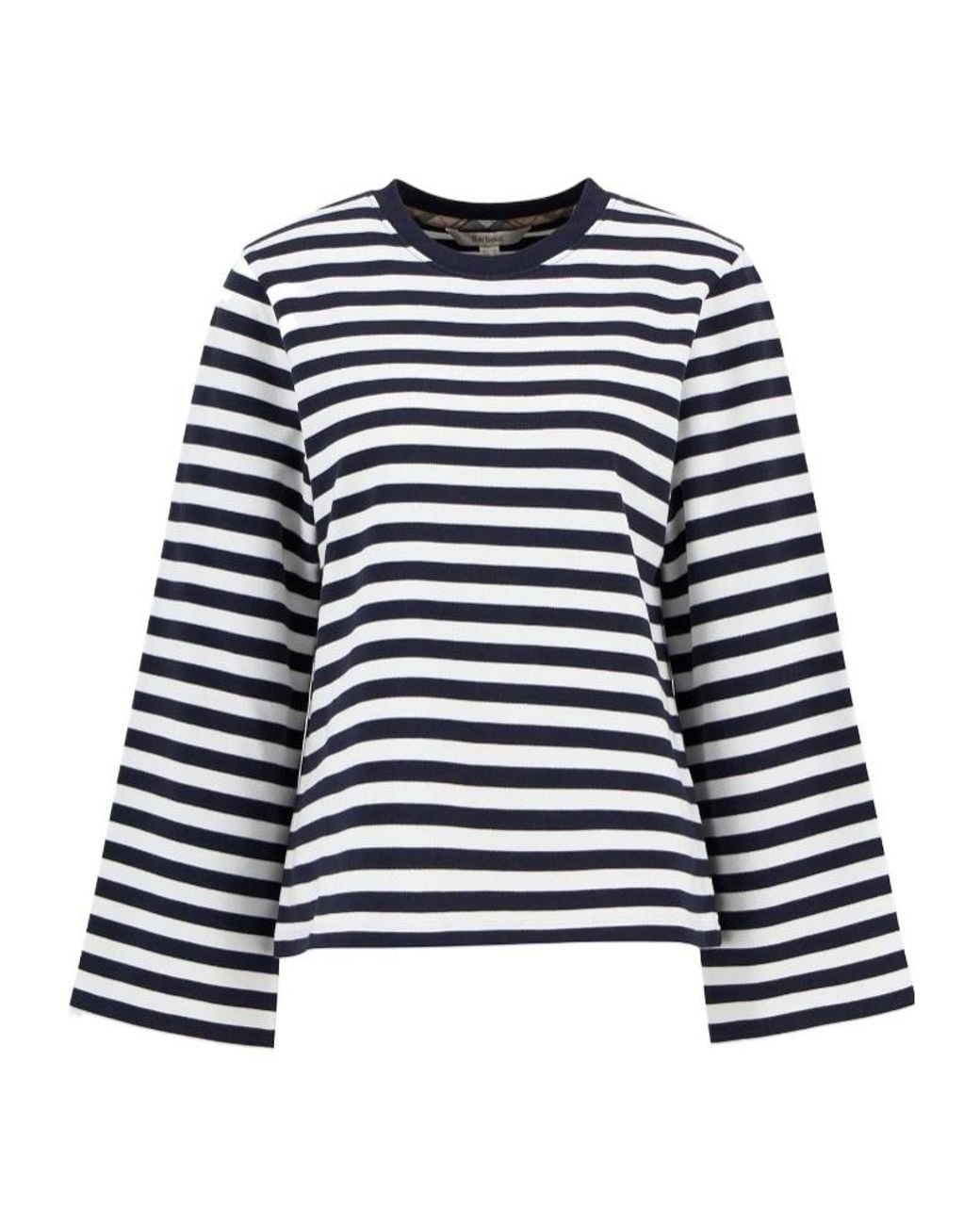Barbour Blue Striped Sweatshirt