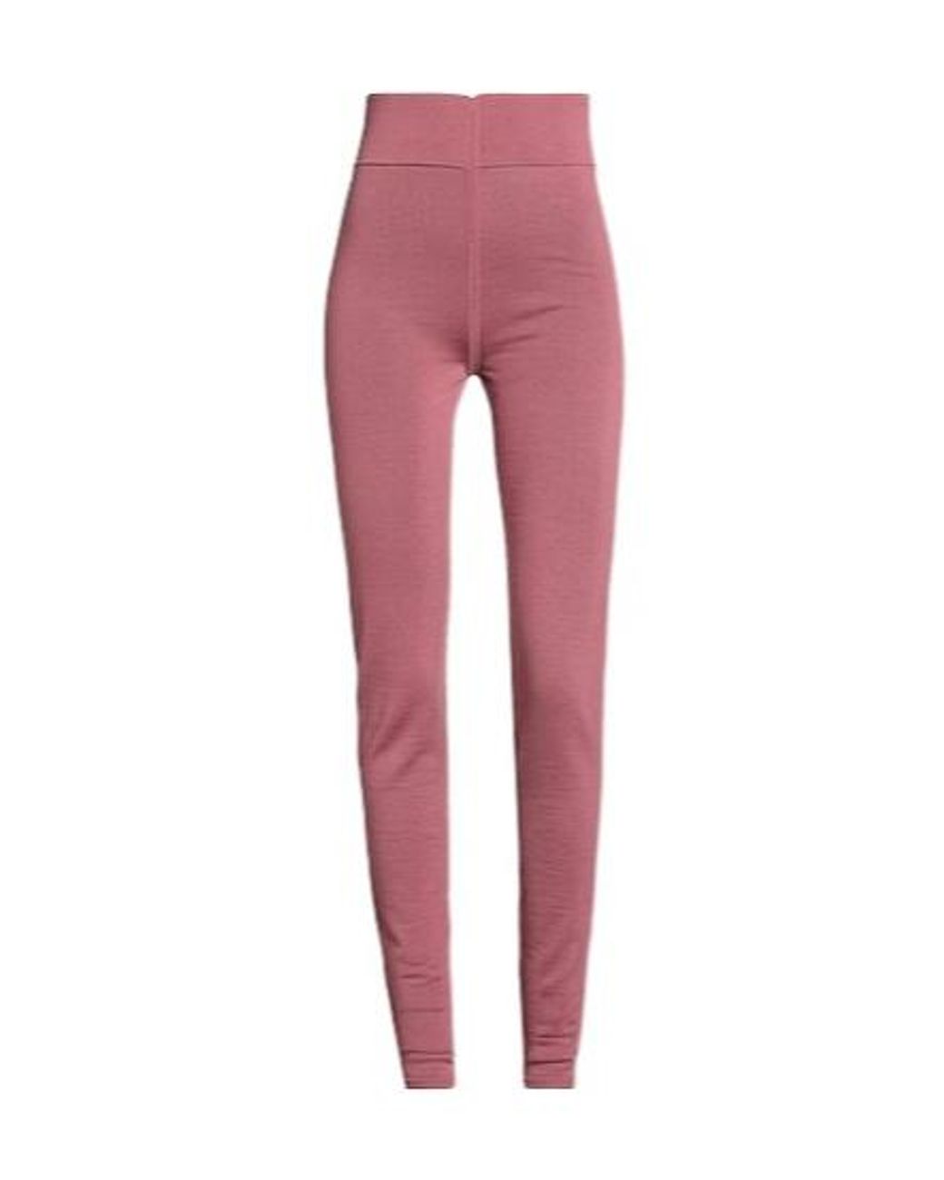 Rick Owens Red Solid Color Leggings